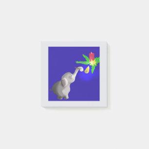 Colorful Poetic Candlelighting Elephant Kerstmis Post-it® Notes