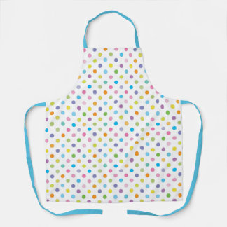 Colorful polka dot Apron Schort