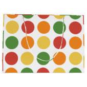 Colorful Polka Dot Baby Shower Birthday Groot Cadeauzakje (Achterkant)