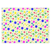 Colorful Polka Dot Bubbles Tablecloth Tafelkleed (Voorkant (Horizontaal))