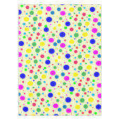 Colorful Polka Dot Bubbles Tablecloth Tafelkleed (Voorkant)