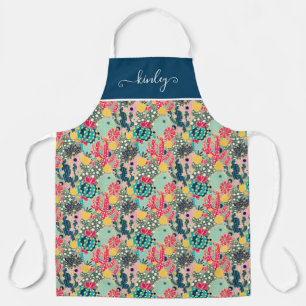 Colorful Polka Dot Cactus Pattern Schort