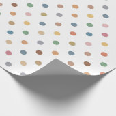 Colorful Polka Dot Cadeaupapier (Hoek)