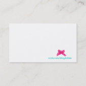 Colorful Polka Dot Calling Card Sjabloon Contactkaartje (Achterkant)