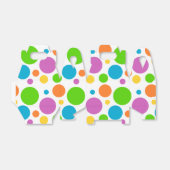Colorful Polka-dot Favor Box Bedankdoosjes (Uitgevouwen)
