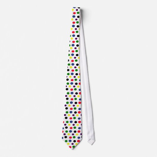 Colorful Polka Dot Fun Stropdas (Voorkant)