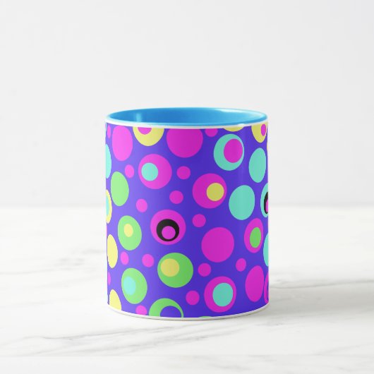 Colorful Polka Dot Party Mok (Midden)