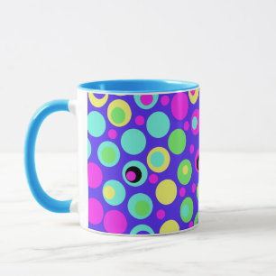 Colorful Polka Dot Party Mok
