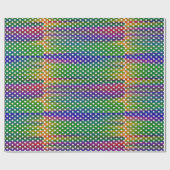 Colorful Polka Dot Pattern Cadeaupapier (Vlak)