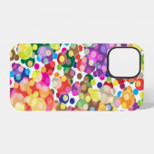Colorful Polka Dot Pattern iPhone Hoesje (Achterkant horizontaal)