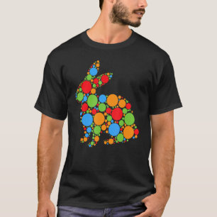 Colorful Polka Dot Rabbit International Dot Day T-shirt