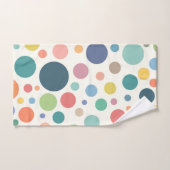 Colorful Polka Dots Bad Handdoek (Handdoek)