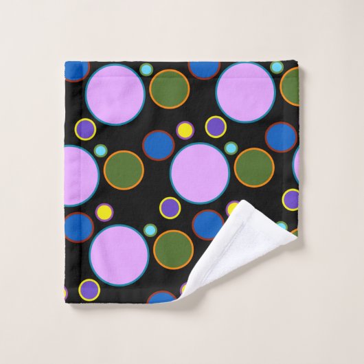 Colorful Polka Dots Bad Handdoek (Wasdoekje)