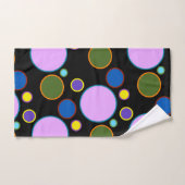 Colorful Polka Dots Bad Handdoek (Handdoek)