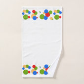 Colorful Polka Dots Bad Handdoek (Handdoek)