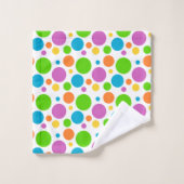 Colorful Polka Dots Bad Handdoek (Wasdoekje)