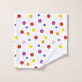 Colorful Polka Dots Bad Handdoek (Wasdoekje)