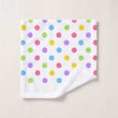 Colorful Polka Dots Bad Handdoek (Wasdoekje)