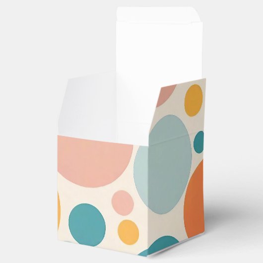 Colorful Polka Dots Bedankdoosjes (Geopend)