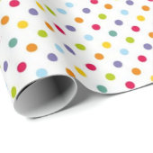 Colorful Polka Dots Cadeaupapier (Rol Hoek)