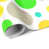 Colorful Polka Dots Cadeaupapier (Rol Hoek)