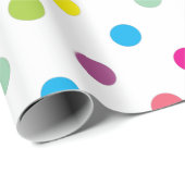 Colorful Polka Dots Cadeaupapier (Rol Hoek)