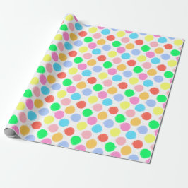 Colorful Polka Dots Cadeaupapier