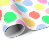 Colorful Polka Dots Cadeaupapier (Rol Hoek)