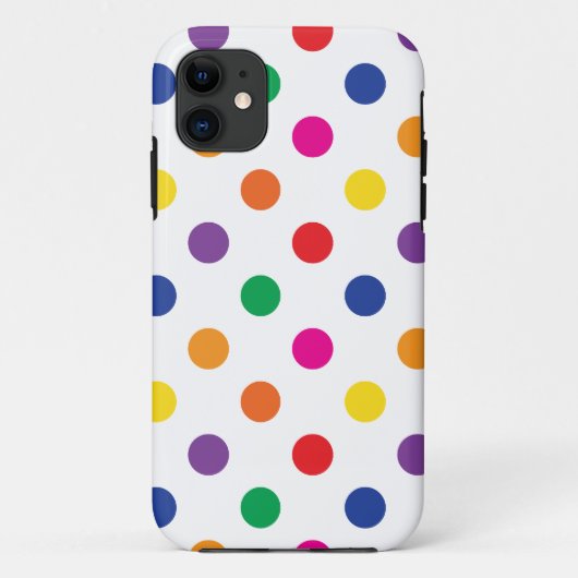 Colorful Polka Dots Case-Mate iPhone Case (Achterkant)