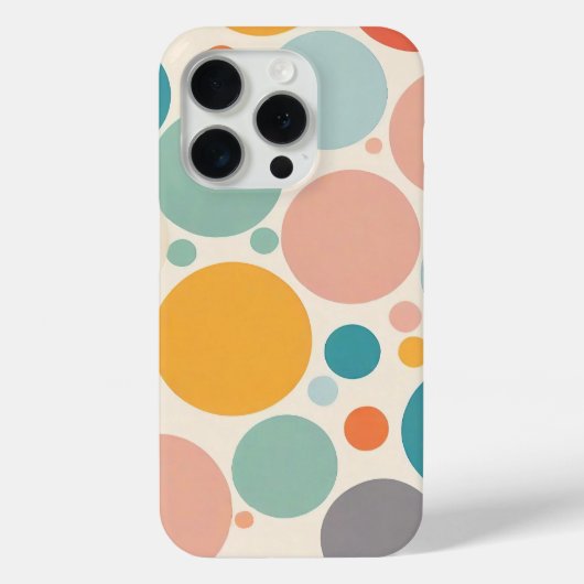 Colorful Polka Dots Case-Mate iPhone Case (Achterkant)