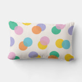 Colorful Polka Dots Confetti Kinder Kussen (Achterkant)