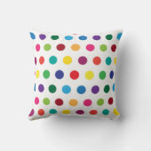 Colorful Polka Dots Cute Kinder Kussen (Achterkant)