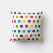 Colorful Polka Dots Cute Kinder Kussen (Voorkant)