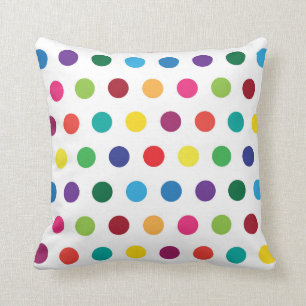 Colorful Polka Dots Cute Kinder Kussen