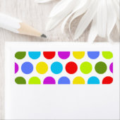 Colorful Polka Dots Etiket (Insitu)