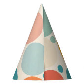 Colorful Polka Dots Feesthoedjes (Achterkant)