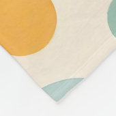 Colorful Polka Dots Fleece Deken (Hoek)