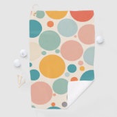 Colorful Polka Dots Golfhanddoek (Insitu)