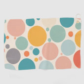 Colorful Polka Dots Golfhanddoek (Horizontaal)