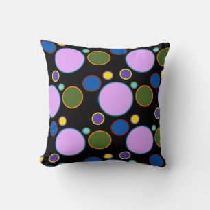 Colorful Polka Dots Kussen