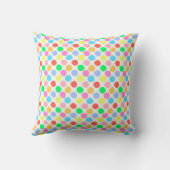 Colorful Polka Dots Kussen (Achterkant)