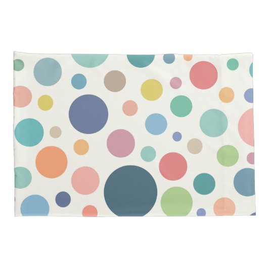 Colorful Polka Dots Kussensloop (Achterkant-Rechts)