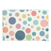 Colorful Polka Dots Kussensloop (Voorkant-Links)