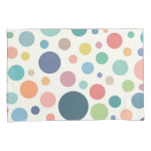 Colorful Polka Dots Kussensloop (Voorkant-Rechts)