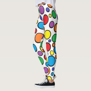 Colorful Polka Dots Leggings