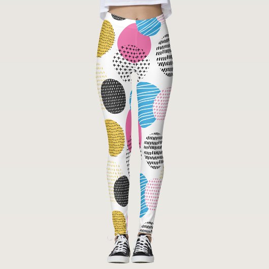 Colorful Polka Dots Leggings