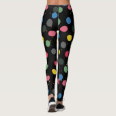 Colorful Polka Dots Leggings (Achterkant)