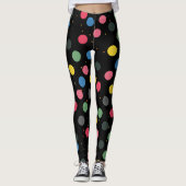 Colorful Polka Dots Leggings (Voorkant)