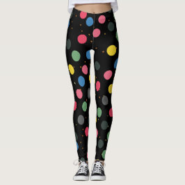 Colorful Polka Dots Leggings