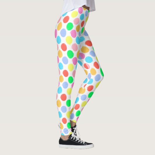Colorful Polka Dots Leggings (Rechts)